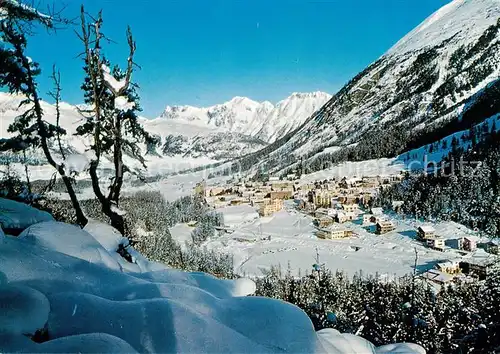 AK / Ansichtskarte Pontresina mit Albulakette Pontresina