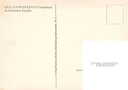 AK / Ansichtskarte  Bad_Schwarzbach_Flinsberg_Swieradow_Zdroj_Bad_PL im Schlesischen Engadin 