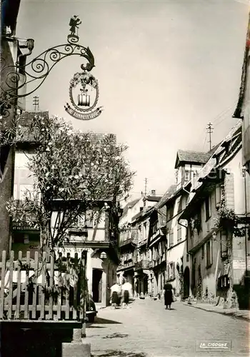 AK / Ansichtskarte Riquewihr_Haut_Rhin Rue du General de Gaulle vieille ville Riquewihr_Haut_Rhin