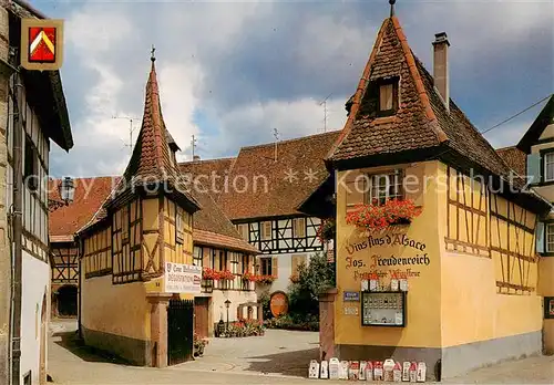 AK / Ansichtskarte Eguisheim_Egisheim_68_Haut_Rhin Unterlindenhof Klosterhof der Dominikaner in Kolmar 