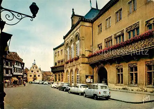 AK / Ansichtskarte Obernai_Alsace_Oberehnheim_Elsass_67 Hotel de Ville et son balcon fleuri Rathaus Altstadt 