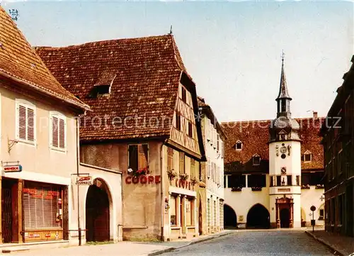 AK / Ansichtskarte Benfeld_ 67_Alsace Vue de la Mairie et son Stubenhausel 