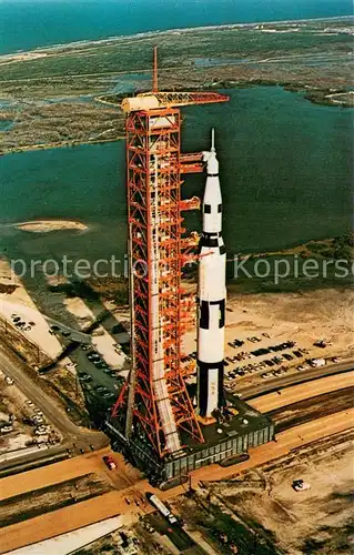 AK / Ansichtskarte  Raumfahrt_Space_Spatial John F. Kennedy space center NASA Saturn V 500 F 