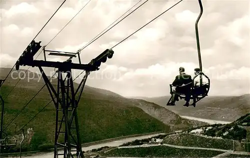 AK / Ansichtskarte  Sessellift_Chairlift_Telesiege Niederwald Seilbahn Assmannhausen Am Rhein 