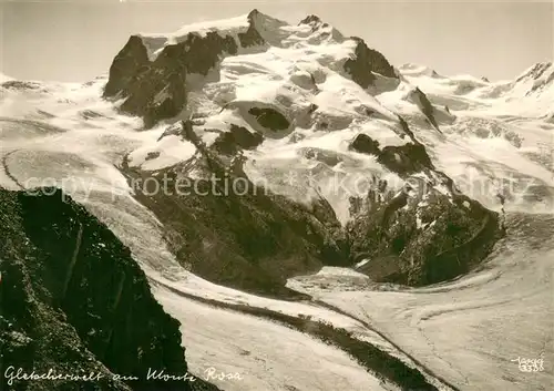 AK / Ansichtskarte 73826439 Gletscher Gletscherwelt am Monte Rosa 