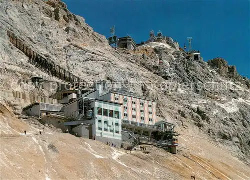 AK / Ansichtskarte  Seilbahn_Cable-Car_Telepherique Zugspitze Schneefernerhaus 