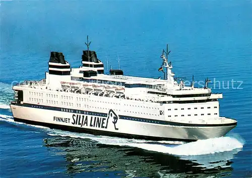 AK / Ansichtskarte 73826465 Faehre Finnjet Silja Line Travemuende und Helsinki 