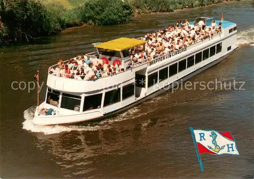 AK / Ansichtskarte  Dampfer_Binnenschifffahrt FGS Wappen von Limburg  