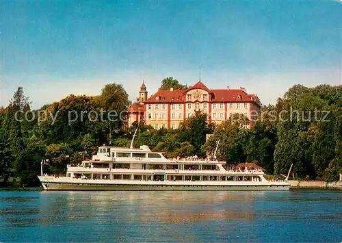 AK / Ansichtskarte  Dampfer_Binnenschifffahrt Insel Mainau Bodensee MS Muenchen 