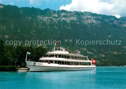 AK / Ansichtskarte  Dampfer_Binnenschifffahrt Brienzersee MS Brienz 