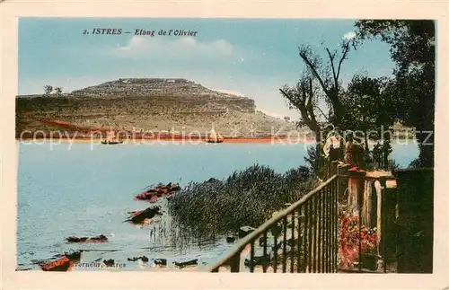 AK / Ansichtskarte Istres_Bouches_du_Rhone Etang de l Olivier Istres_Bouches_du_Rhone