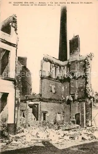 AK / Ansichtskarte Arras__62 Ce qui reste du Moulin St Aubert WK1 