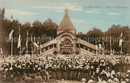 AK / Ansichtskarte Ste Anne d_Auray Messe a la Scale Santa 