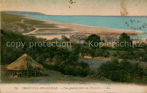 AK / Ansichtskarte Trouville Deauville Vue generale prise des Fremonts Trouville Deauville