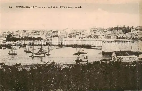 AK / Ansichtskarte Concarneau_29_Finistere Le Port et la Ville Close 