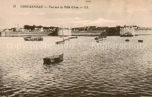 AK / Ansichtskarte Concarneau_29_Finistere Vue sur la Ville Close 