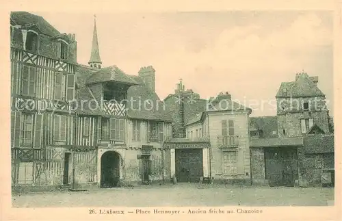 AK / Ansichtskarte Lisieux_14 Place Hennuyer Ancien friche au Chanoine 