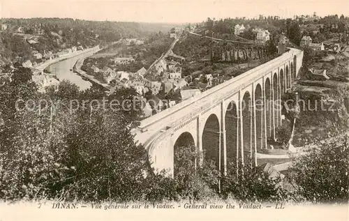 AK / Ansichtskarte Dinan_22_Cotes d_Armor Vue generale sur le Viaduc  