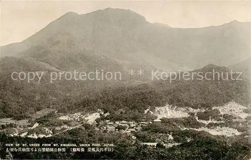 AK / Ansichtskarte  Unzen_Mount_Unzen_Japan Viewof Mt Unzen 