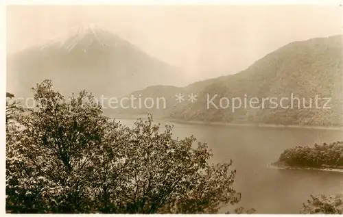 AK / Ansichtskarte 73826697 Shoji_Lake_Japan Mt Fuji as viewed from Lake Shoji 