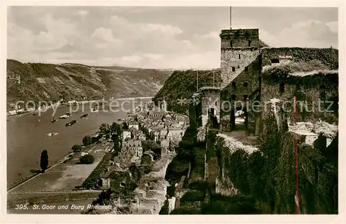 AK / Ansichtskarte  St_Goar_Rhein und Burg Rheinfels 