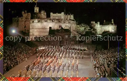 AK / Ansichtskarte  Edinburgh__Scotland_UK The Military Tattoo a the Castle Edinburgh 