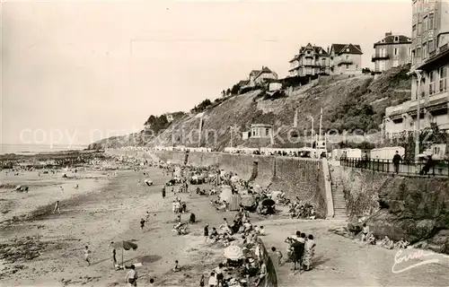 AK / Ansichtskarte Granville_50_Manche La Plage vue du Moulin 