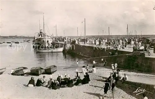 AK / Ansichtskarte Quiberon_56_Morbihan Port Maria Bateau de Belle Isle a Quai 