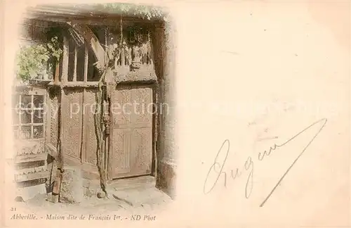 AK / Ansichtskarte Abbeville_80_Somme Maison dite de Francois 1er 