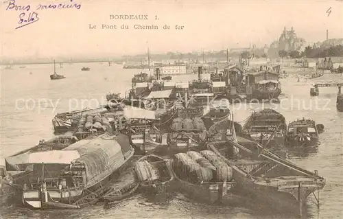AK / Ansichtskarte Bordeaux_33 Le Pont du Chemin de fer 