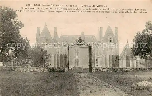 AK / Ansichtskarte Loigny la Bataille_28_Eure et Loir Chateau de Villeplan 