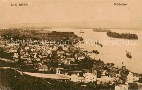 AK / Ansichtskarte 73826772 Ruedesheim_am_Rhein Panorama 