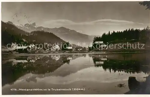 AK / Ansichtskarte Montana_VS et le Trubelnstock Montana_VS