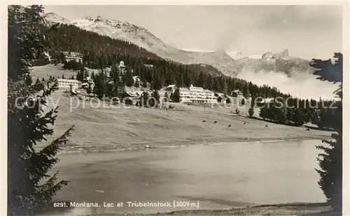 AK / Ansichtskarte Montana_VS Lac et Trubelnstock Montana_VS