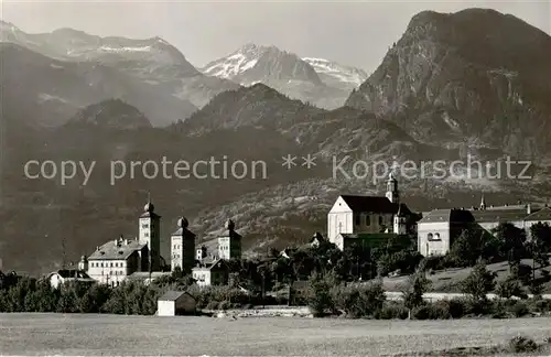 AK / Ansichtskarte Brig_Brigue_VS mit Belalp Fusshoerner und Riederhorn 