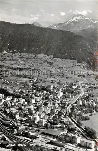 AK / Ansichtskarte Brigue_Brig_VS Vue generale aerienne 