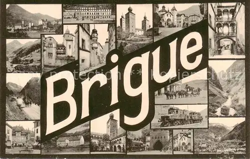 AK / Ansichtskarte Brigue_Brig_VS Vue partielle 