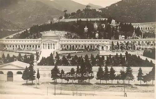 AK / Ansichtskarte  Genova_Genua_Liguria_IT Staglieno Cimitero 