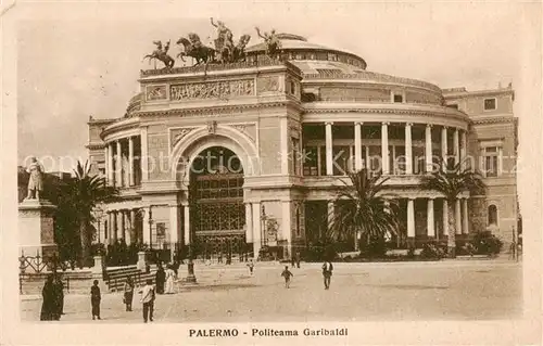 AK / Ansichtskarte  Palermo__Sicilia Politeama Garibaldi 