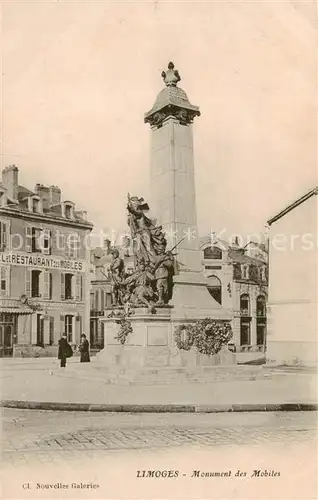 AK / Ansichtskarte Limoges_87 Monument des Mobiles 