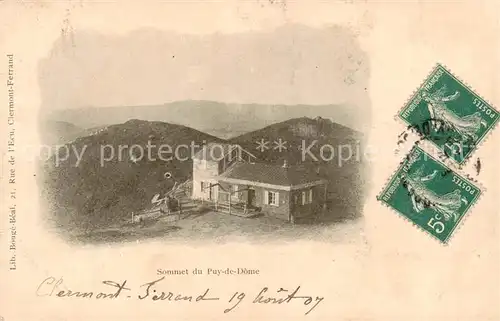 AK / Ansichtskarte Le_Puy_de_Dome_63_Montagne Sommet du Puy de Dome 