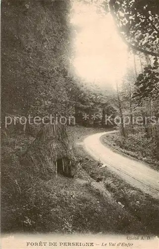 AK / Ansichtskarte Perseigne_Alencon_61_Orne Foret de Perseigne Le Val d Enfer 