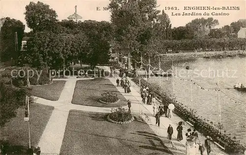 AK / Ansichtskarte Enghien les Bains_95_Val d_Oise Les Jardins du Casino 