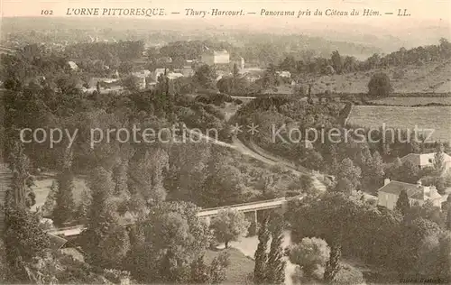 AK / Ansichtskarte Thury Harcourt_14_Calvados Panorama pres du Coteau du Hom 