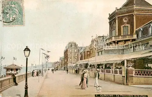 AK / Ansichtskarte Cabourg_14_Calvados La Promenade de la plage 