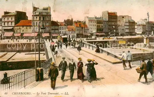 AK / Ansichtskarte Cherbourg_50 Le Pont Tournant 