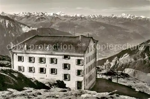 AK / Ansichtskarte Leukerbad_Loueche les Bains_VS Hotel Torrentalp Walliseralpen Mont Blanc 