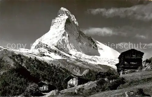 AK / Ansichtskarte Winkelmatten mit Matterhorn Winkelmatten