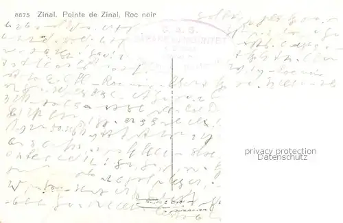 AK / Ansichtskarte Zinal_VS Pointe de Zinal roc noir Zinal_VS