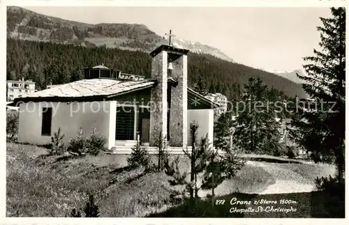 AK / Ansichtskarte Crans sur Sierre Chapelle St Christophe Crans sur Sierre
